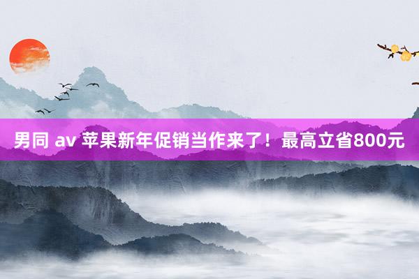 男同 av 苹果新年促销当作来了！最高立省800元