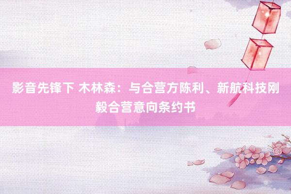 影音先锋下 木林森：与合营方陈利、新航科技刚毅合营意向条约书